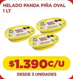 Panda - Helado  Piña Oval