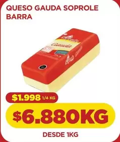 Soprole - Barra - Queso Gauda