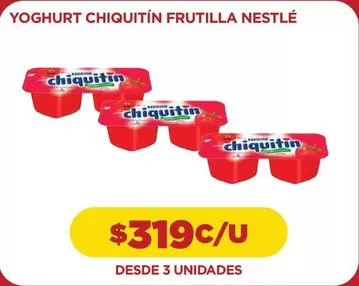 Nestlé - Yoghurt Chiquitín Frutilla