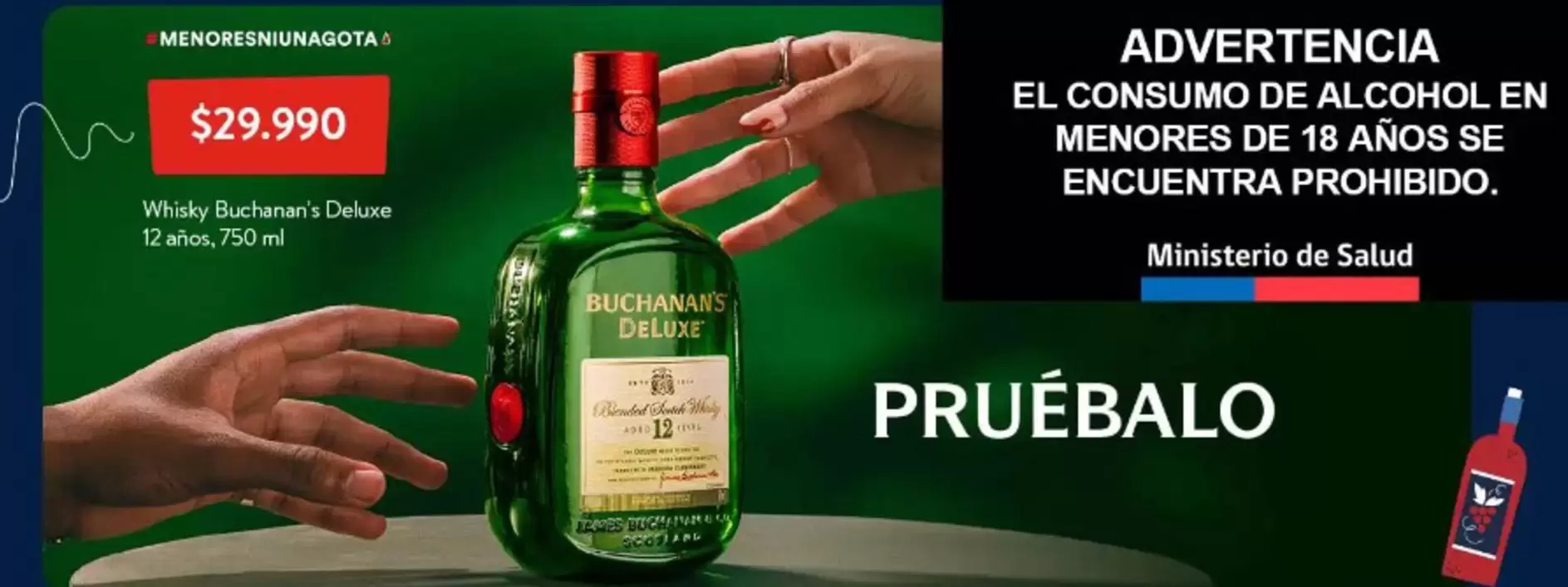 Deluxe - El Consumo De Alcohol En Menores De 18 Anos Se Encuentra Prohibido