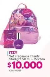 Itzy - Set Fragancia Infantil Starlight 50 Ml + Mochila
