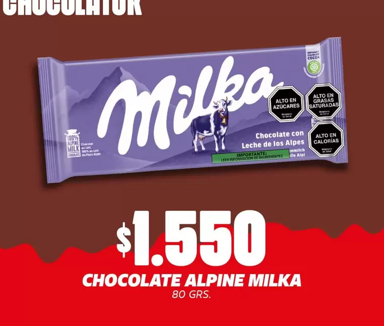 Milka - Chocolate Alpine