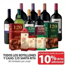 Santa Rita - Todos Los Botellones Y Cajas 120
