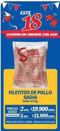Sadia - Filetitos De Pollo