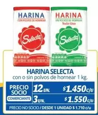 Selecta - Harina Con O Sin Polvos De Hornear