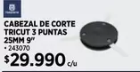 Cabezal De Corte Tricut 3 Puntas 25mm 9"