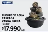 Fuente De Agua - Cascada Vasija Greda