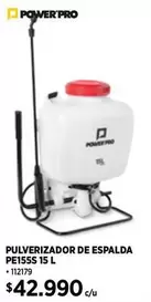 Power Pro - Pulverizador De Espalda Pe1555 15 L