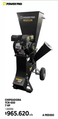 Power Pro - Chipeadora TCL-650 7 H