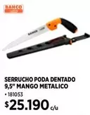 Bahco - Mango Metalico - Serrucho Poda Dentado 9,5"