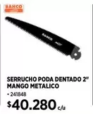 Bahco - Mango Metalico - Serrucho Poda Dentado 2"