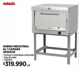 Maigas - Horno Industrial 1 Camara 58X65cm