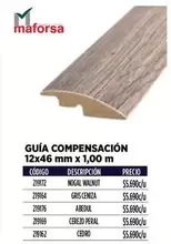 Maforsa - Compensación