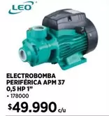 HP - Electrobomba Periferica 37 0.5 Hp 1