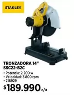 Stanley - Tronzadora 14" SSC22-B2C