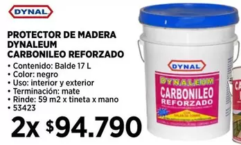 Dynaleum - Protector De Madera Carbonileo Reforzado