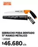 Bahco - Serrucho Poda Dentado 11" Mango Metalico