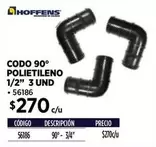 codo - Codo - 90° Polietileno 1/2" 3 Und