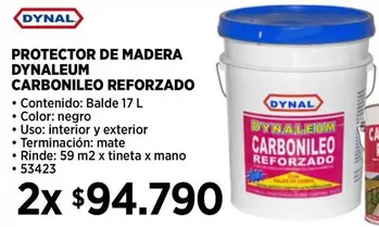 Dynaleum - Protector De Madera Carbonileo Reforzado