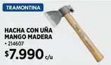 Tramontina - Hacha Con Una Mango Madera