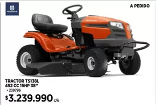 Tractor Ts138l 452 Cc 15hp 38"