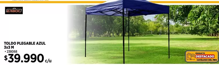 Plegable - Toldo Azul