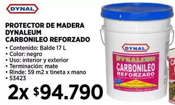 Dynaleum - Protector De Madera Carbonileo Reforzado