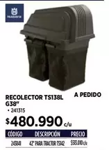 TCL - Recolector Ts138l