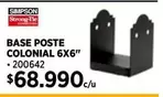 Simpson - base poste colonial 6x6