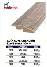 Guá - Compensación 12x46mm X 1,00 M
