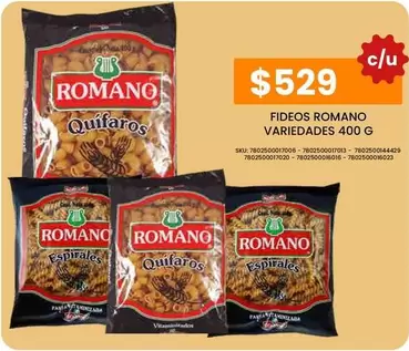 Romano - Fideos
