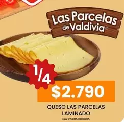 Las Parcelas - Queso  Laminado