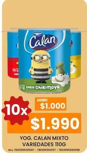 Calán - calan - yog.colan mixto variedades 110g