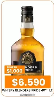 Blenders Pride - Whisky BLEDDERS PIDE 40° 1 LT.