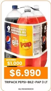 Pap - Pepsi-Biz- - Tripack 3 Lt