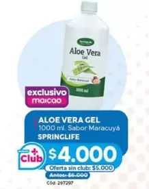 Club - Springlife - Aloe Vera Gel
