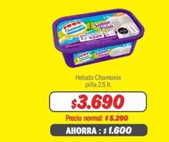 Chamonix - Helado  Piña