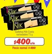 Nik - Galletas  Costa