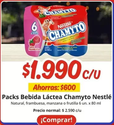Chamyto - Nestle - Packs Bebida Láctea