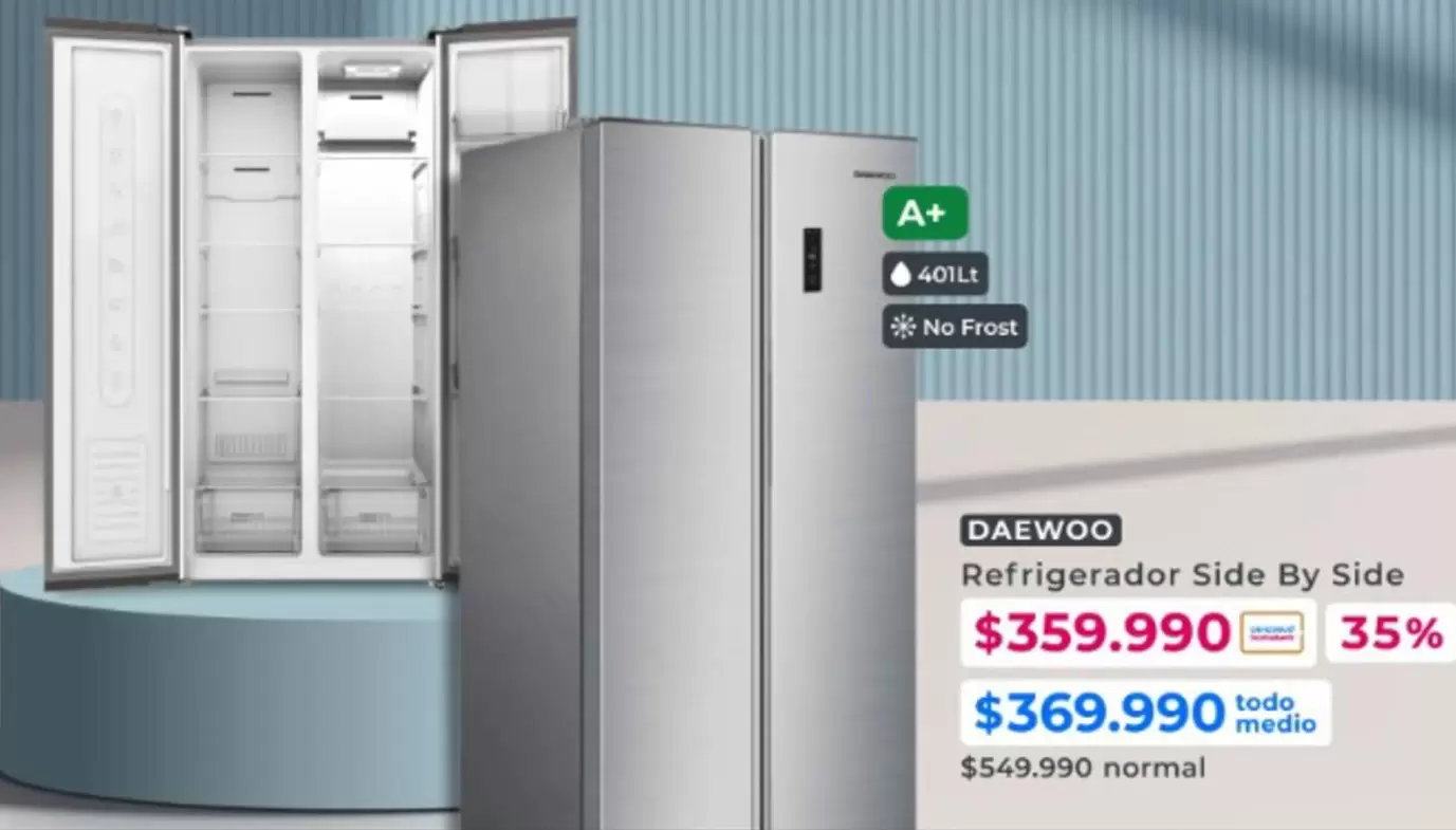 Daewoo - Daswoo - Refrigerador Side By Side