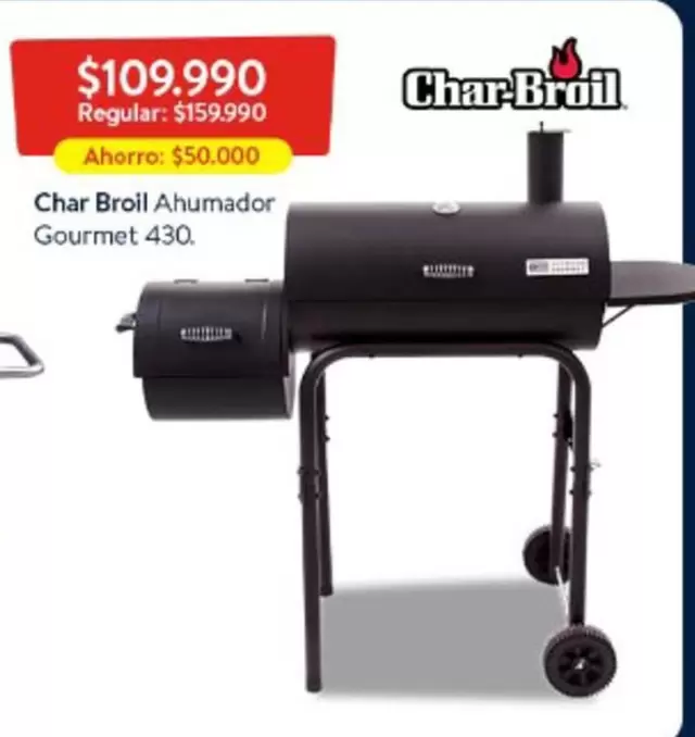 Gourmet - Char Broil - Ahumador  430