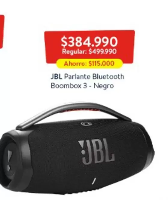 JBL - Jbl - Parlante Bluetooth Boombox 3 Negro