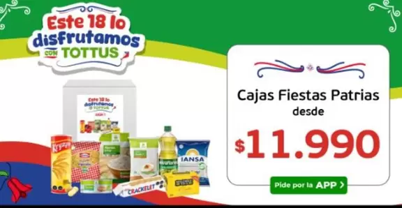 Tottus - Cajas Fiestas Patrias Desde