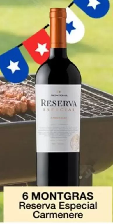 Carmenere - 6 Montgras Reserva Especial