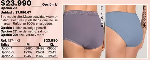 Opción 1/ Opcion 2Pz