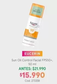 Eucerin - Sun Oil Control Facial Fps50+
