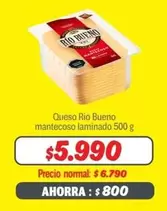 Rio Bueno - laminados - Queso  Mantecoso