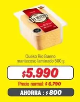 Rio Bueno - laminados - Queso  Mantecoso