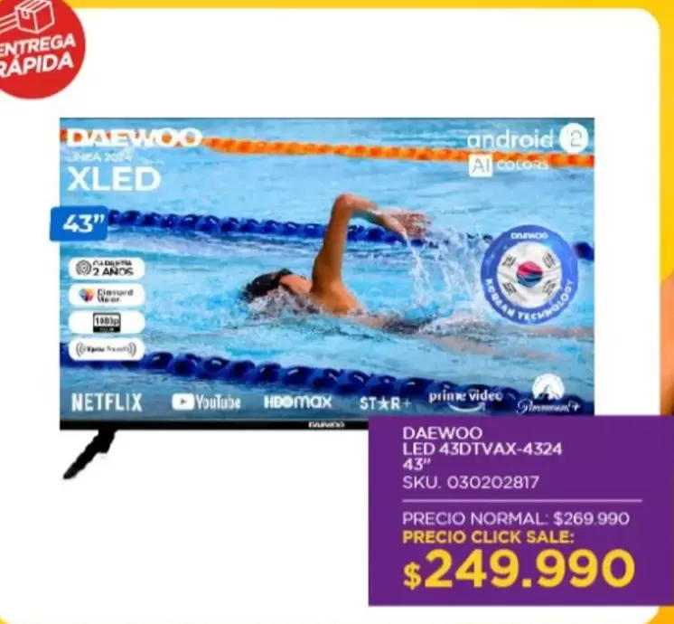 Daewoo -  Led 43d7vax-4324