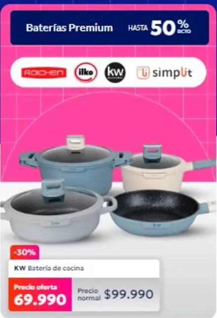 KW - Bateria de cocina